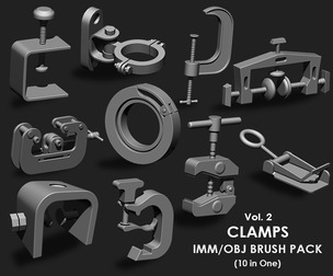 Clamps IMM/OBJ Brush Pack 10 in One vol 2