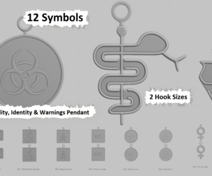 ⚠️ Symbols – Utility, Identity & Warnings (Original Blend) ♿💀