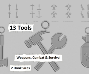 🪓 Tools – Weapons, Combat & Survival (Original Blend) 💣🏹