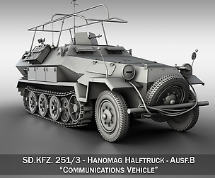 SD.KFZ 251/3 Ausf.B - Communications Vehicle