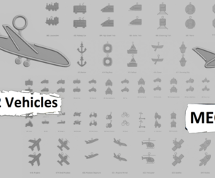 🚗 Vehicles Pendants Megapack – Original Blend STL Collection ✈️🚆🚢