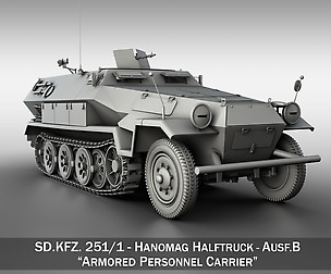 SD.KFZ 251/1 Ausf B - Half-track