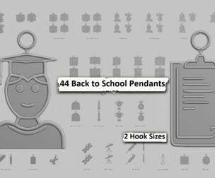 📚 Back to School STL Pendant Pack – Original Blend
