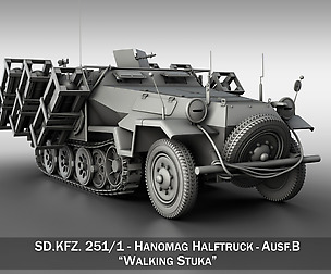 SD.KFZ 251/1 Ausf.B - Ground Stuka