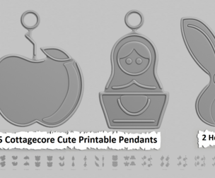 🌼 Cottagecore Cute – Pendant Set 🌼