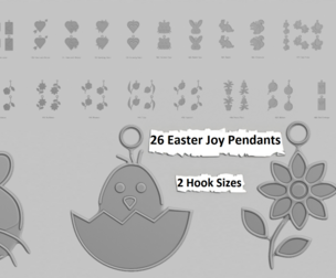 🐣 Easter Joy – STL Pendant Collection