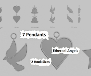 Ethereal Angels Mini – STL Pendant Collection
