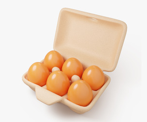Stylized Egg Carton