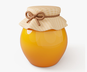 Stylized Honey Jar