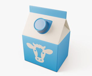 Stylized Milk Carton