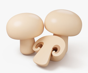 Stylized Mushrooms