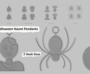 🎃 Halloween Haunts Mini – Pendant STL Collection