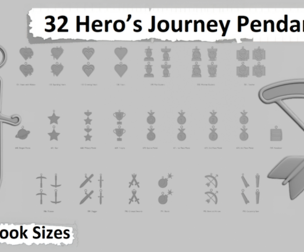 🛡️ Hero’s Journey – Pendant STL Collection