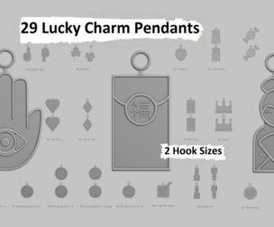 🍀 Lucky Charms – Pendant Collection (STL)
