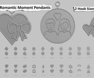 💘 Romantic Moments – STL Pendant Collection