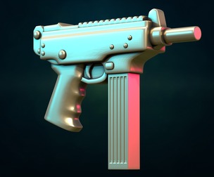 Gun II and pendant