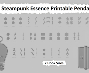 🛠️ Steampunk Essence – 3D Printable Pendant Collection 🕰️