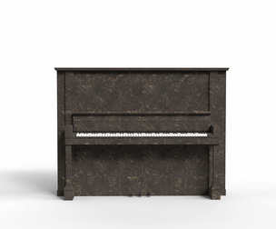 Glossy Wood Veneer Grand Piano