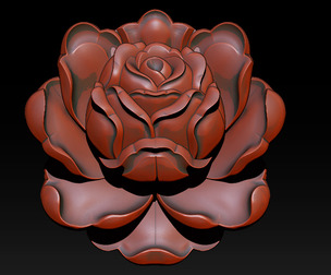 Rose Pendant – A Bloom in Silver