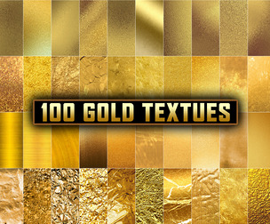 100 Premium Gold Texture Background, Shiny Golden Foil, Metalic Luxury Textures