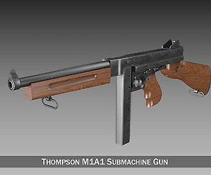 Thompson M1A1 Submachine Gun