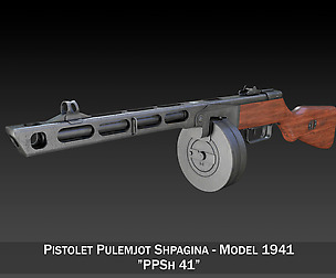 PPSh-41 - Soviet Submachine Gun