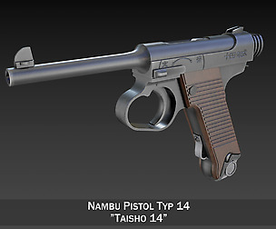 Nambu Pistol Typ14 - Taisho 14