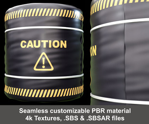 Sci-fi Pipeline Substance material and textures
