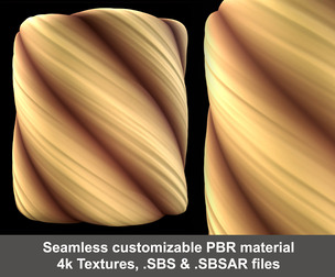 Stylized Rope Substance material and textures