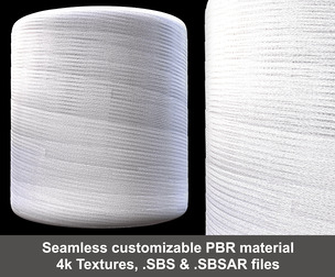 Gauze Bandage Substance PBR material and textures