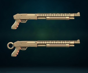 Gun IV and pendant