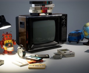 Retro Gadgets 80s Props Vol.02