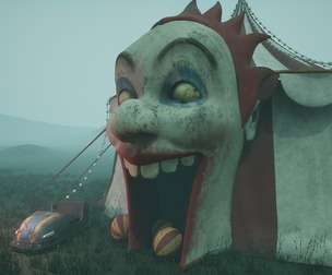 Abandoned Amusement Park Props