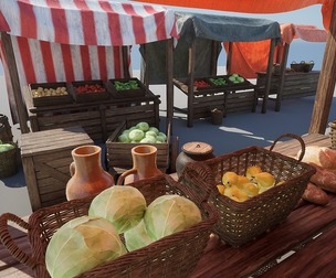 Medieval Market Props