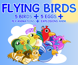 COOL FLYING BIRDS ART STARTER PACK