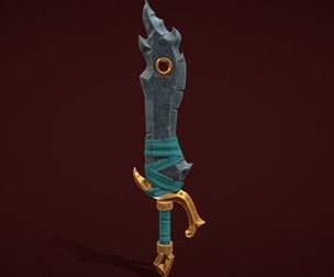 Stylize Sword Low-poly 3D model