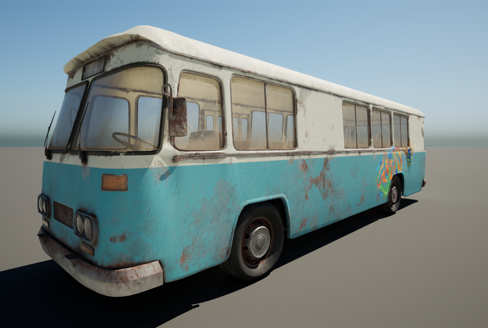 Abandoned Rust Bus 02