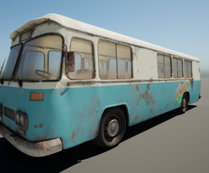 Abandoned Rust Bus 02
