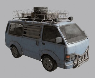 Post-Apocalyptic Van