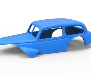 Shell of Vintage Asphalt Modified stock car V5 Scale 1:25
