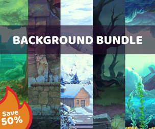 Nature and Artifact Parallax Background Bundle
