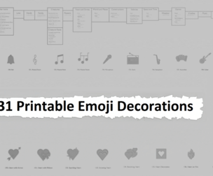 🧩 3D Printable Emoji Decorations – All Open Emoji 931 Deco Megapack
