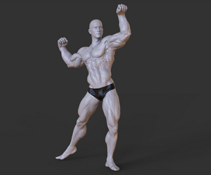 Bodybuilder Pose