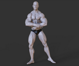 Bodybuilder Pose