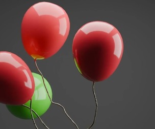 Floating Balloon Animation