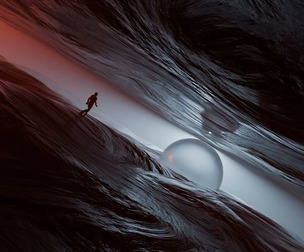 Animation Walking In a Sci-Fi Environment