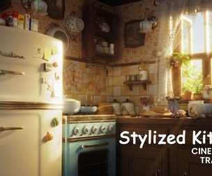 Stylized Kitchen Course : A Complete Guide To Create Beautiful 3D Scenes In Blender Part 2