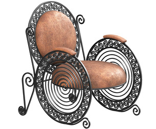 wrought chair