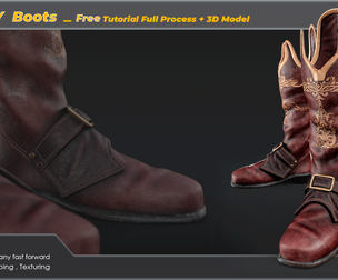 Military Boots / Free Tutorial