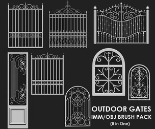 Outdoor Gates IMM Brush Pack 8 in One